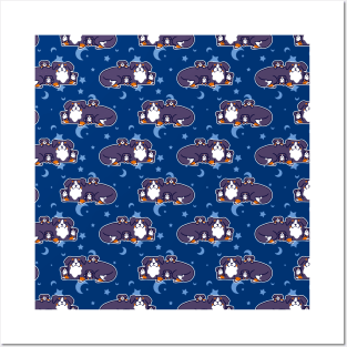 Bernie Mom and Pups Pattern Posters and Art